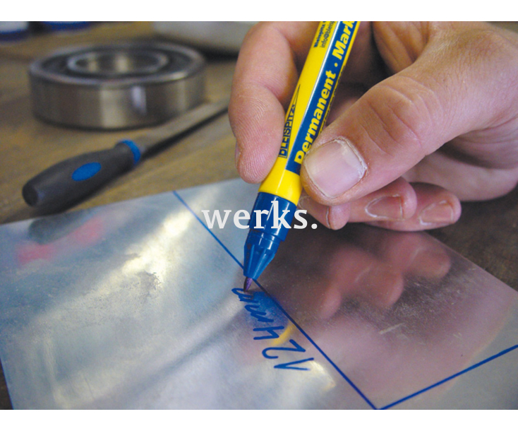 Маркер перманентный Bleispitz 0778 синий