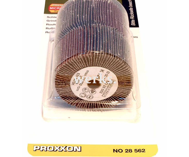 Валец шлифовальный веерный Ø 50 мм K120 Proxxon 28562 2 шт.