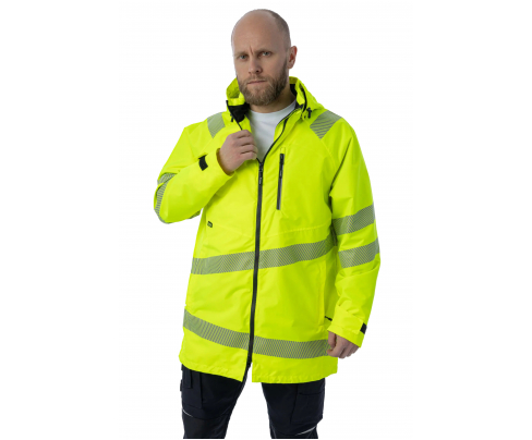 Летняя сигнальная куртка-парка Brodeks KS223 желтый (XL)