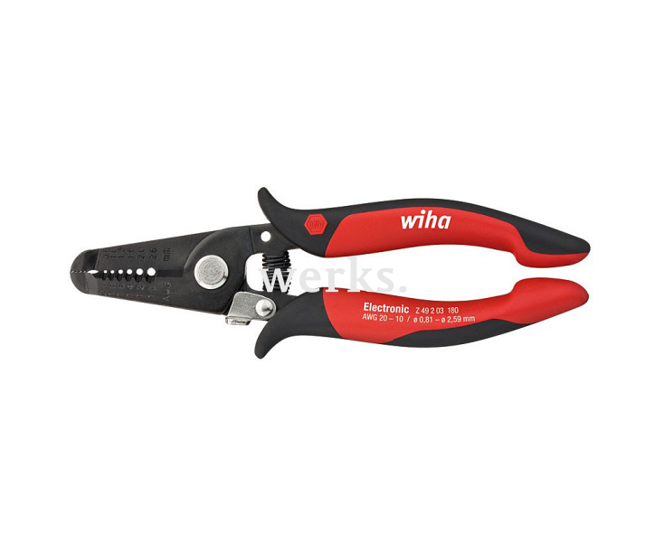 Съемник изоляции Wiha Electronic Z 49 2 03 36794 в блистере