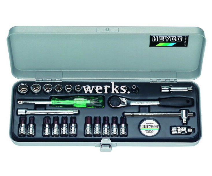 Набор торцовых ключей с насадками 29-3010-М Heyco HE-00029301083 29 предметов