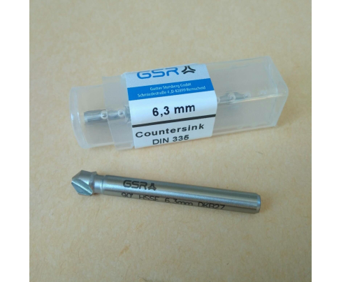 Зенковка CBN DIN335 C/90° HSSE 6,3 mm М3 GSR B04044063