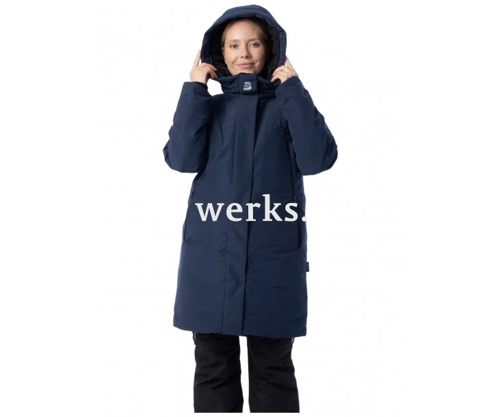Женская зимняя куртка-парка Brodeks KW 258 синий (XXL)