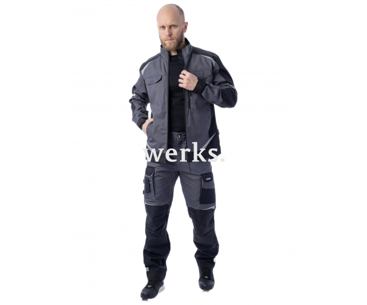 Брюки Brodeks KS302 серый/черный (60)