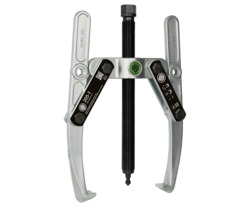 Универсальный двухзахватный съёмник с шарнирными захватами  и регулировкой глубины фиксации KUKKO 205-1