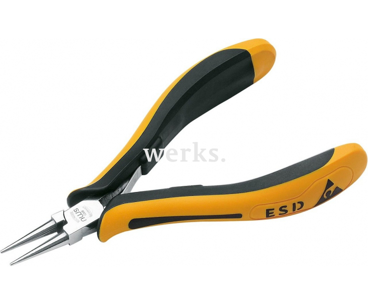Круглогубцы ESD для электроники 120 мм NWS 126B-79-ESD-120 с многокомпонентным ESD покрытием