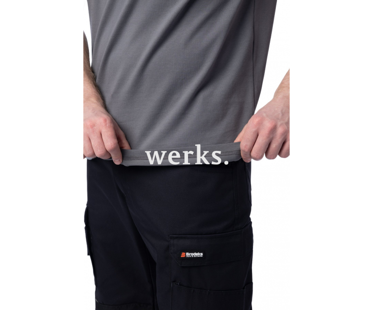 Футболка Brodeks KS705 серый (L)