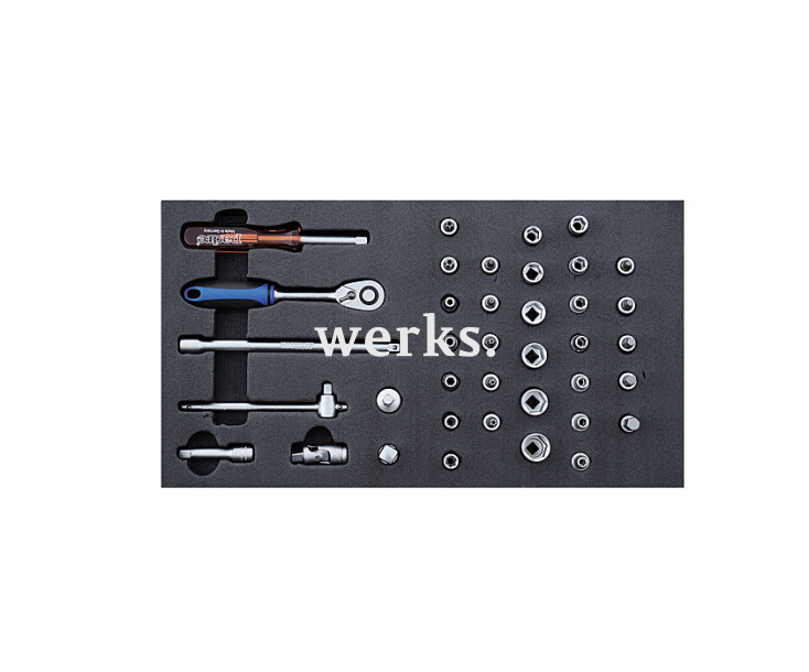 Набор торцевых головок с трещоткой Padre 231700000