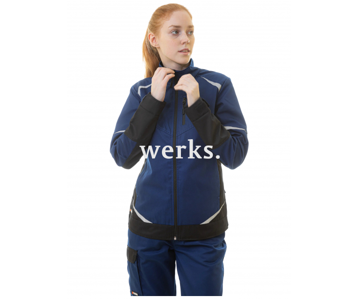 Женская рабочая куртка Brodeks KS228 синий/черный (L)