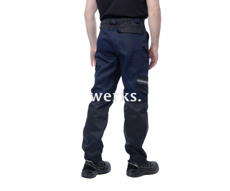 Брюки сварщика Brodeks FS38-01 т.синий/черный (50)