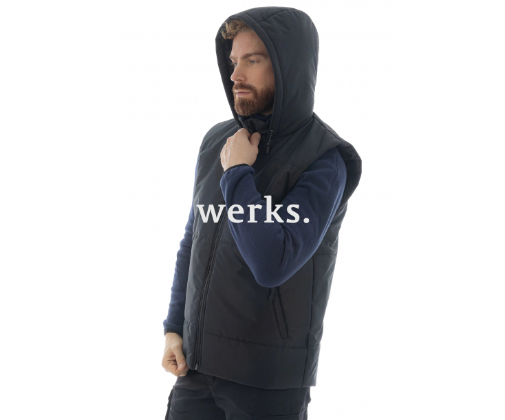 Жилет утепленный Brodeks KW112 черный (XXXL)