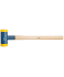 Кувалда Wiha без отдачи с деревянной ручкой 800 02091 с желтой головкой 1000 мм
