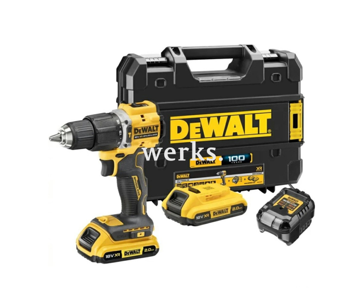 Дрель DeWALT DCD100YD2T-QW