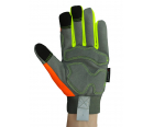 Перчатки рабочие Brodeks G-61 серый/оранжевый/желтый флуоресцентный (8)