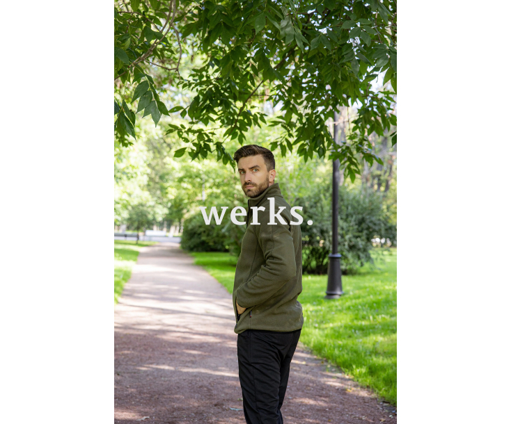 Толстовка флисовая Brodeks KS211 хаки (L)