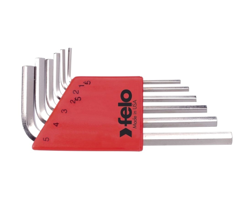 Набор шестигранных HEX хромированных штифтовых ключей Felo 6 предметов 34500601