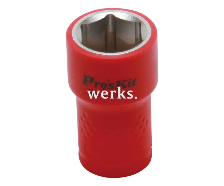 Торцовая головка изолированная 3/8" 17 мм Proskit SK-V317B
