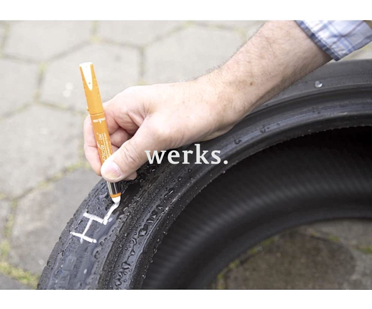 Маркер сигнальный толстый Pica-Gel белый 8080