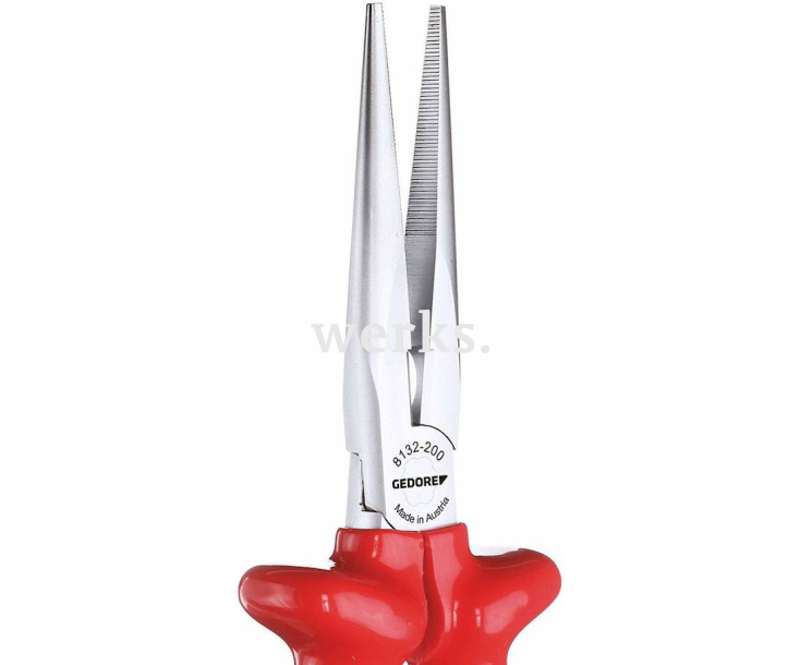 Длинногубцы VDE 8132-160 прямые 160 мм Gedore 6721570