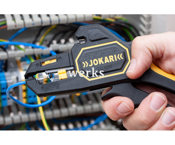 Клещи Secura 2K для снятия изоляции с кабелей Jokari JK 20100