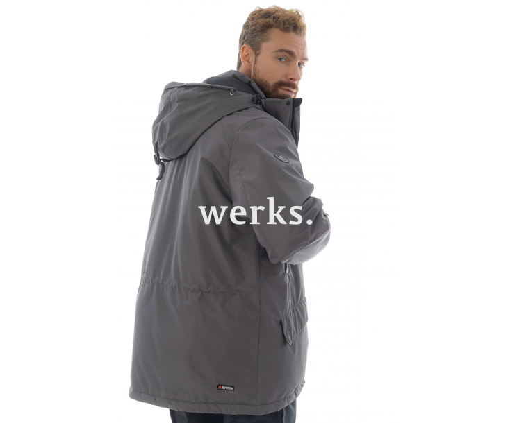 Зимняя куртка-парка Brodeks KW204 серый (XL)