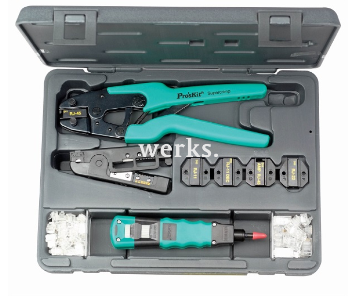 Набор инструментов для работы с витой парой ProsKit 1PK-935
