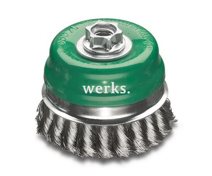 Щетка чашечная жгутовая нерж. Ø65 мм Lessmann 482 817