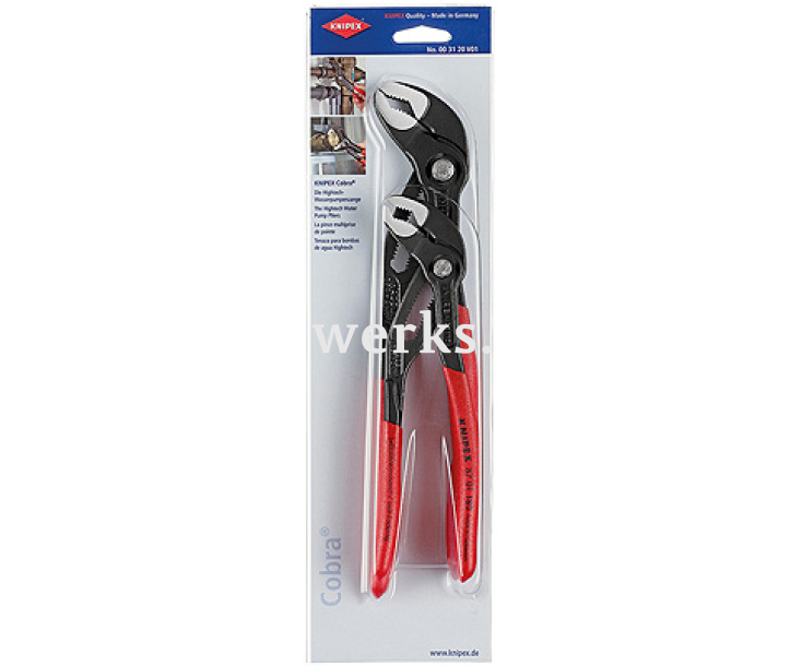 Набор клещей Cobra, 2 предмета Knipex KN-003120V01