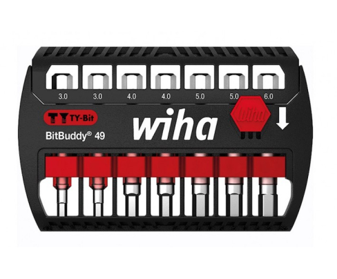 Набор с битами BitBuddy 49 TY бит HEX SB 7946-TY303 42114, 7 предметов