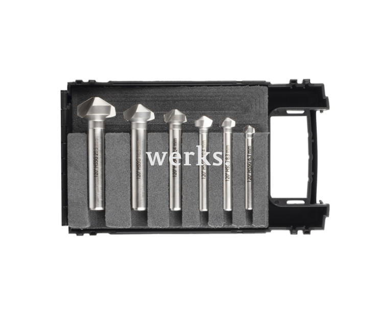 Набор зенковок в кейсе 6,3-20,5 мм 120° HSS 6 предметов UMIC 1110501000