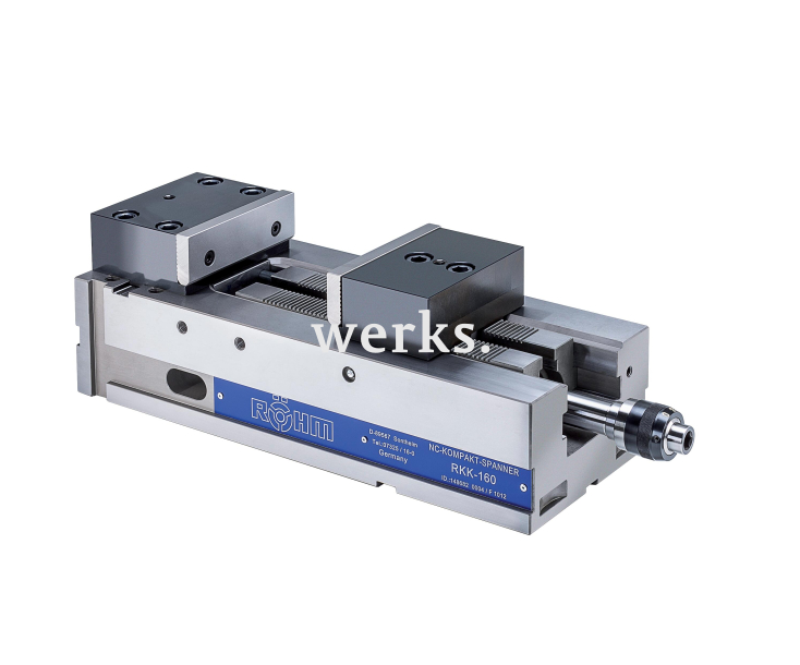 Компактные тиски NC RKK, размер 4, ширина губок 160, зажимные губки SN+ стандартная вставка SNS Röhm 148682