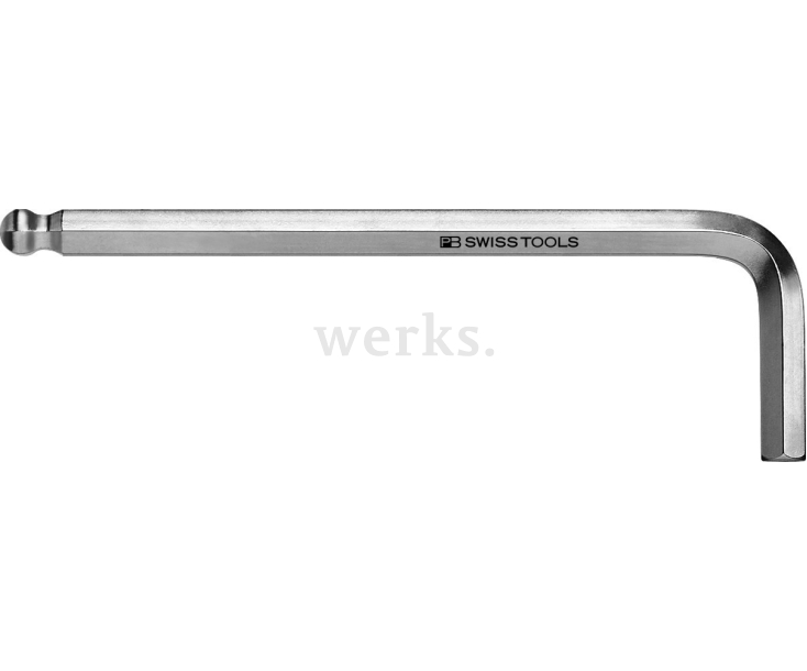 Ключ штифтовый длинный HEX PB Swiss Tools PB 212Z.L 1/4 со сферической головкой дюймовый