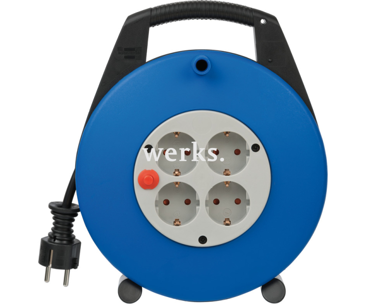Удлинитель сетевой на катушке 10 м IP20 Brennenstuhl Vario Line H05VV-F 3G1,5 1093230