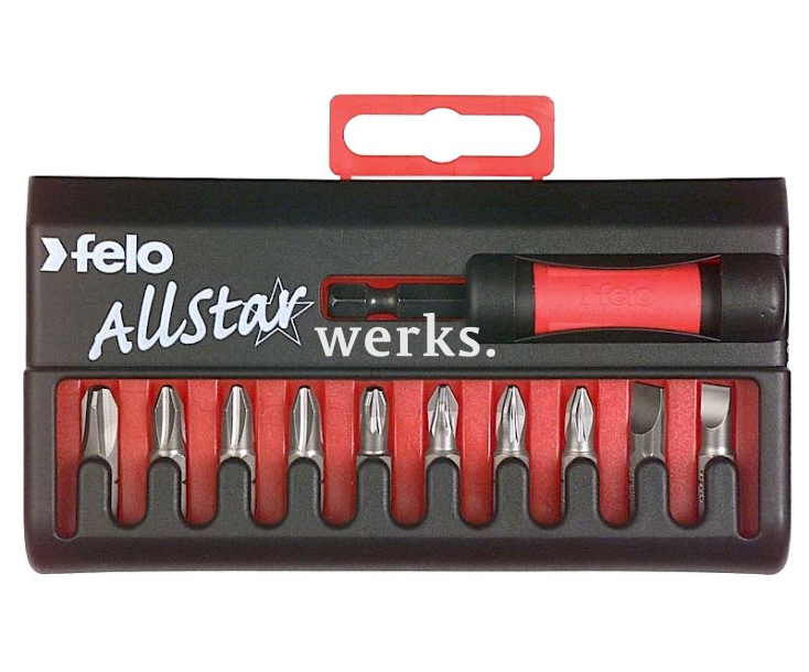 Набор с держателем бит Star Felo SL PH PZ 11 предметов 02090116