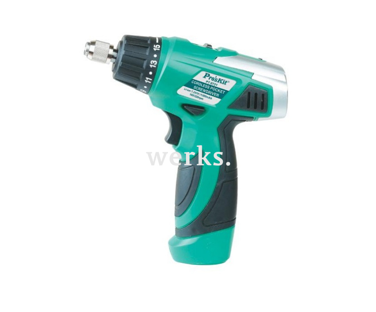 Шуруповерт карманный аккумуляторный ProsKit PT-0721F