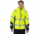 Сигнальная куртка софтшелл Brodeks KS227 желтый/черный (L)