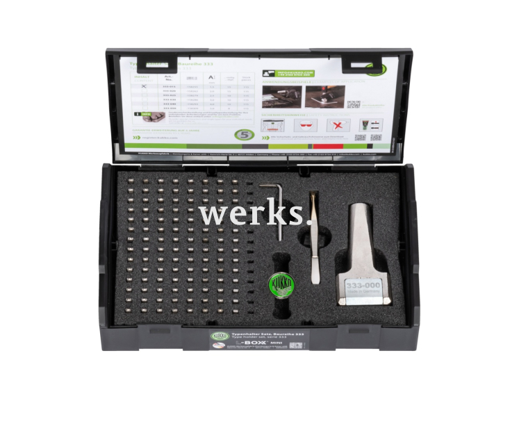 Державка с ударными литерами в наборе KUKKO 333-015