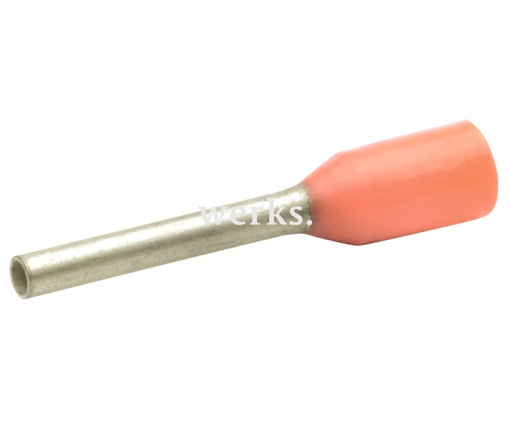 Наконечник втулочный оранжевый изолированный DIN 46228 0,5 мм² Klauke KLK169OH 100 шт.