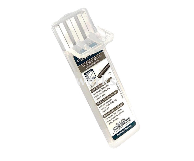 Грифели для карандаша BIG Dry белые Pica 6032 12 пр.