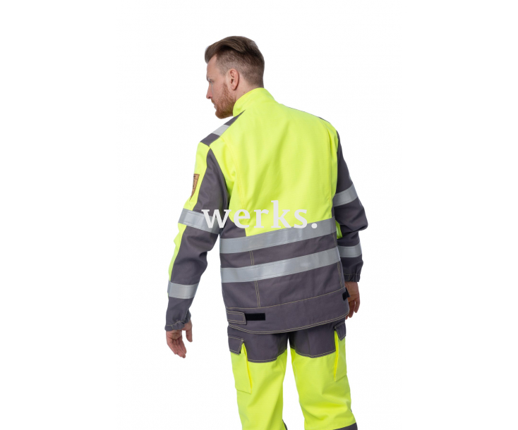 Мультизащитная куртка Brodeks MS28-61 желтый/серый (L)