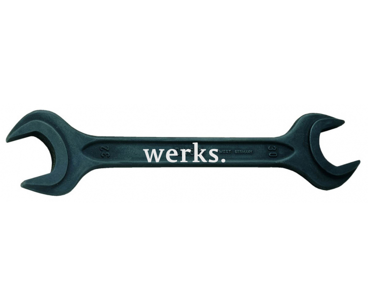 Ключ гаечный рожковый двусторонний 10х13 мм Heyco HE-00895101336