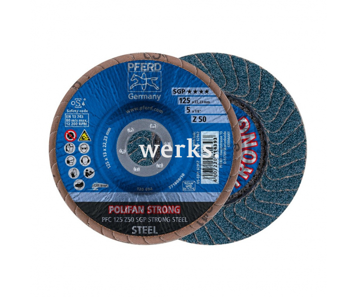 Круг шлифовальный Pferd PFC 125 Z 50 SGP STRONG STEEL