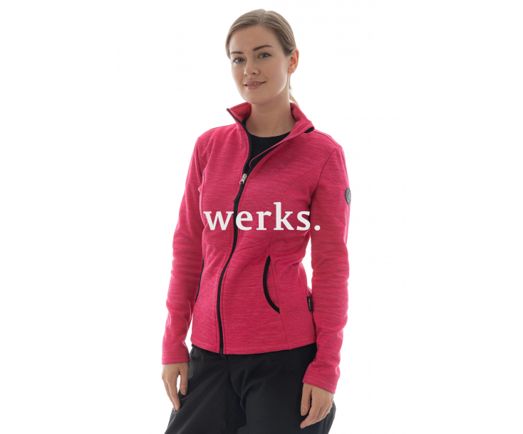 Женская флисовая толстовка Brodeks KS 244 cation розовый (L)