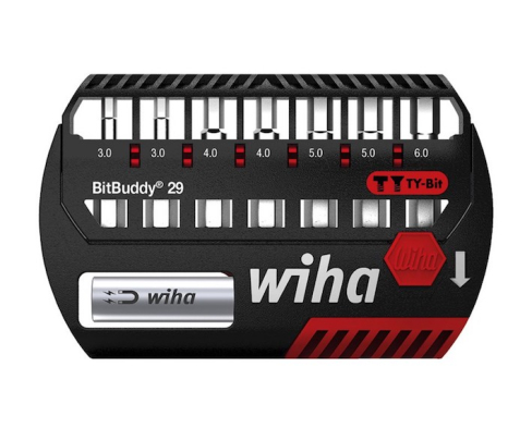 Набор с битами T-Bit HEX Wiha BitBuddy SB 7945-TY303 42135, 8 предметов