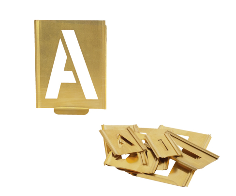 Профессиональный набор трафаретов для подписи с подключаемым механизмом KUKKO 327-200-B