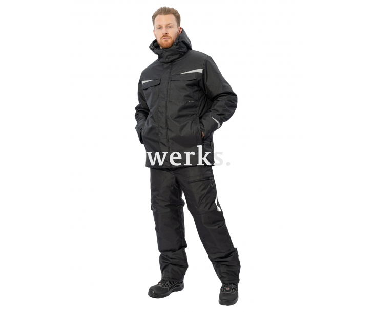 Зимний рабочий костюм Brodeks KW603 черный (XXL)