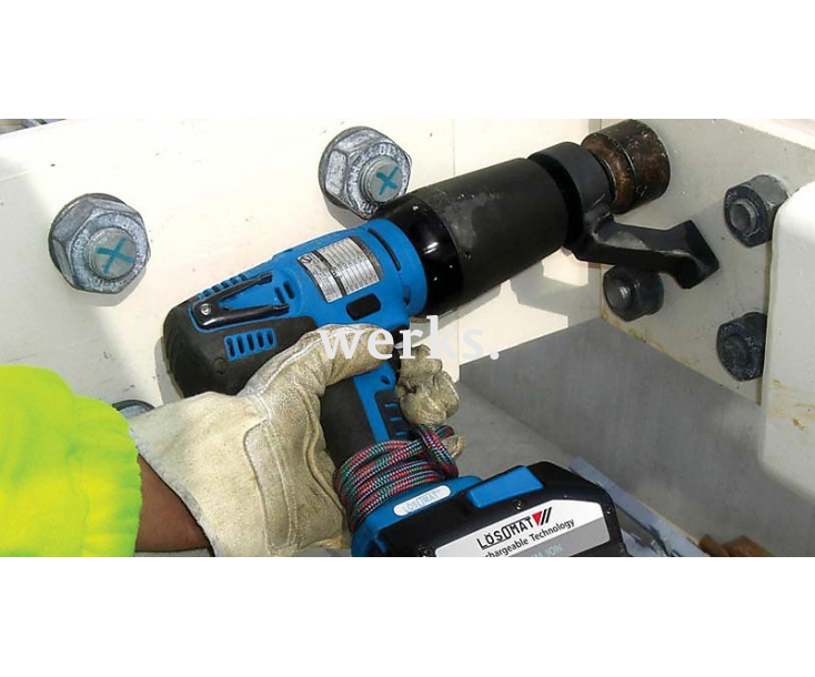 Аккумуляторный динамометрический гайковерт, серия LDA, квадрат 1 1/2 дюйм, 4 об/мин, Losomat LDA - 60