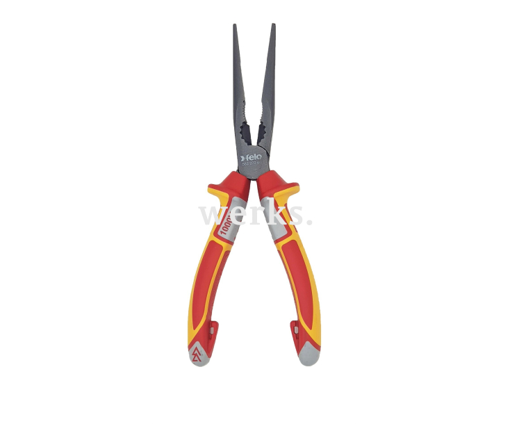 Длинногубцы прямые режущие VDE Felo 205 мм 58202040