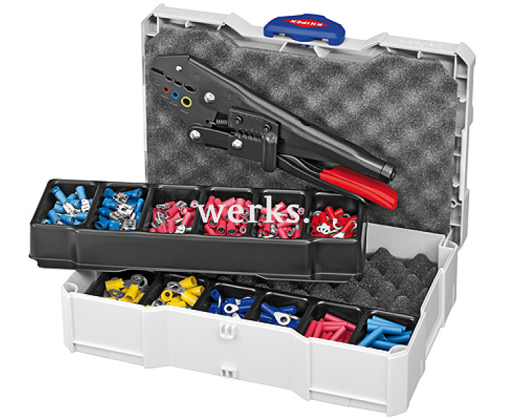 Набор для опрессовки кабельных наконечников Knipex KN-979000