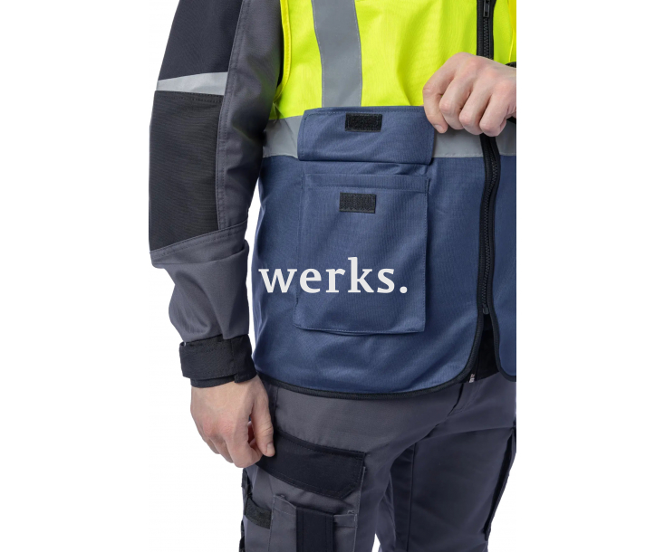 Сигнальный жилет Brodeks KM123 желтый (XL)